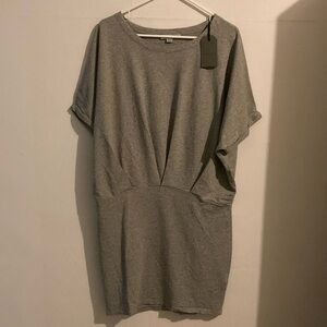 All Saints t-shirt Heathered gray dress NWT sz 8
